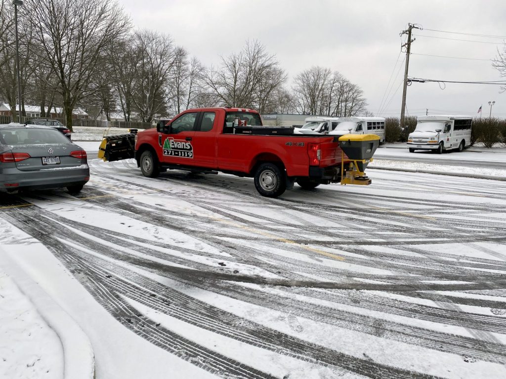 Salt & Snow Removal | Evans Landscaping